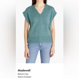 Madewell Cap Sleeve Sweater